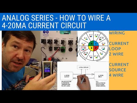 How to Wire 4-20mA 2 Wire Current Loop or 4 Wire Current Source Analog