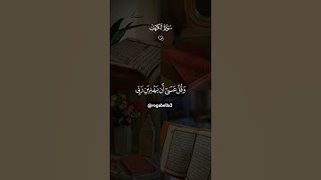 واذكر ربك اذا نسيت وقول عسى ان يهديني ربي#سوره_الكهف #اكسبلور
