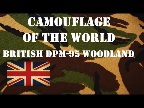 Camouflage of the World: British DPM 95 Woodland