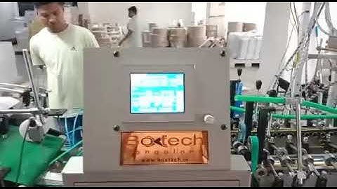 Boxtech high speed automatic carton folder gluer machine