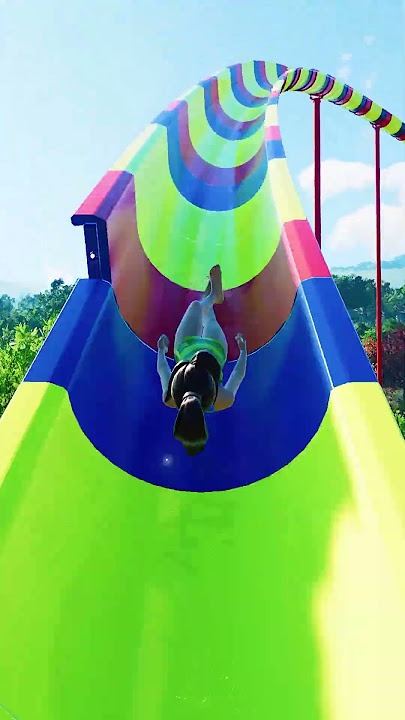 This Slide Should Be Banned With This Ending / Planet Coaster 2 #waterslide #shorts