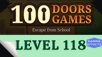 100 Doors Game Escape From School Level 118