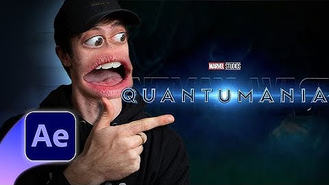 How to Create PROFESSIONAL Movie Title Graphics + FREE TEMPLATE! (Ant-Man: Quantumania)