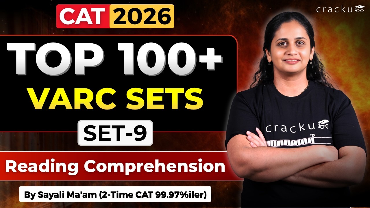 Cracku CAT VARC Series | Set #9- CAT RC | Daily Free CAT 2026 VARC ...