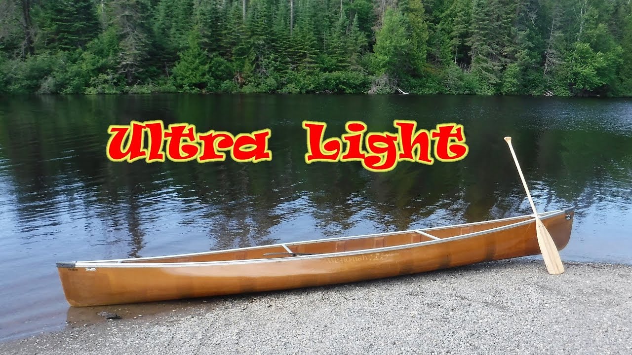 Wenonah Ultra Light Kevlar Prism Solo Canoe Test - YouTube