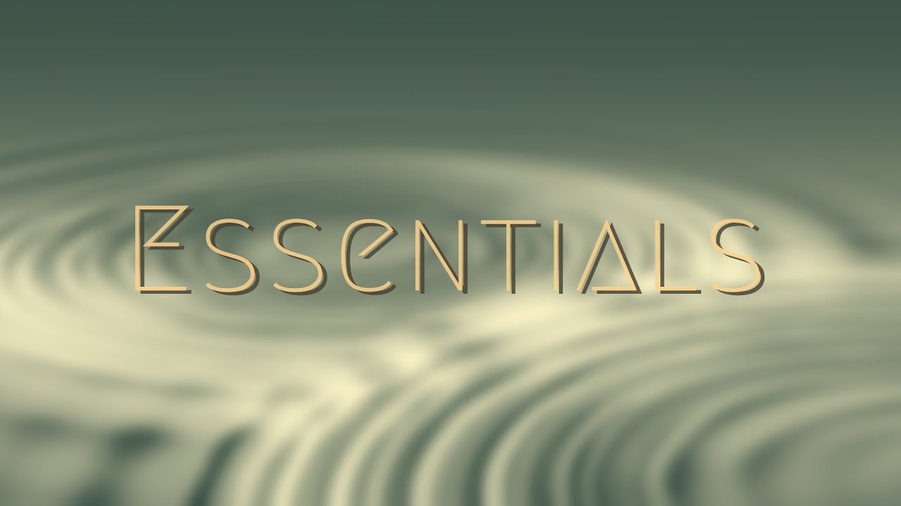 1 - Essentials - YouTube