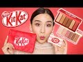 Trying Kit Kat Makeup from Etude House 🍫 | Tina Tries It