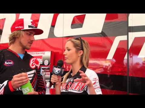 Racer X Films Justin Barcia at the 2013 Monster Energy Cup
