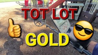 TOT LOT GOLD! Full Raw Footage #coasttocoastmetaldetecting coas #parkmetaldetecting #totlotdetecting