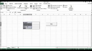 Vincular hojas en Excel usando boton de macro - YouTube