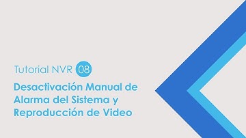 [ES] NVR Tutorial 08 Alarm Buzzer and Video Playback