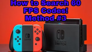 [NSwitch] How to Search FPS Codes using EdiZon SE (Method #3)