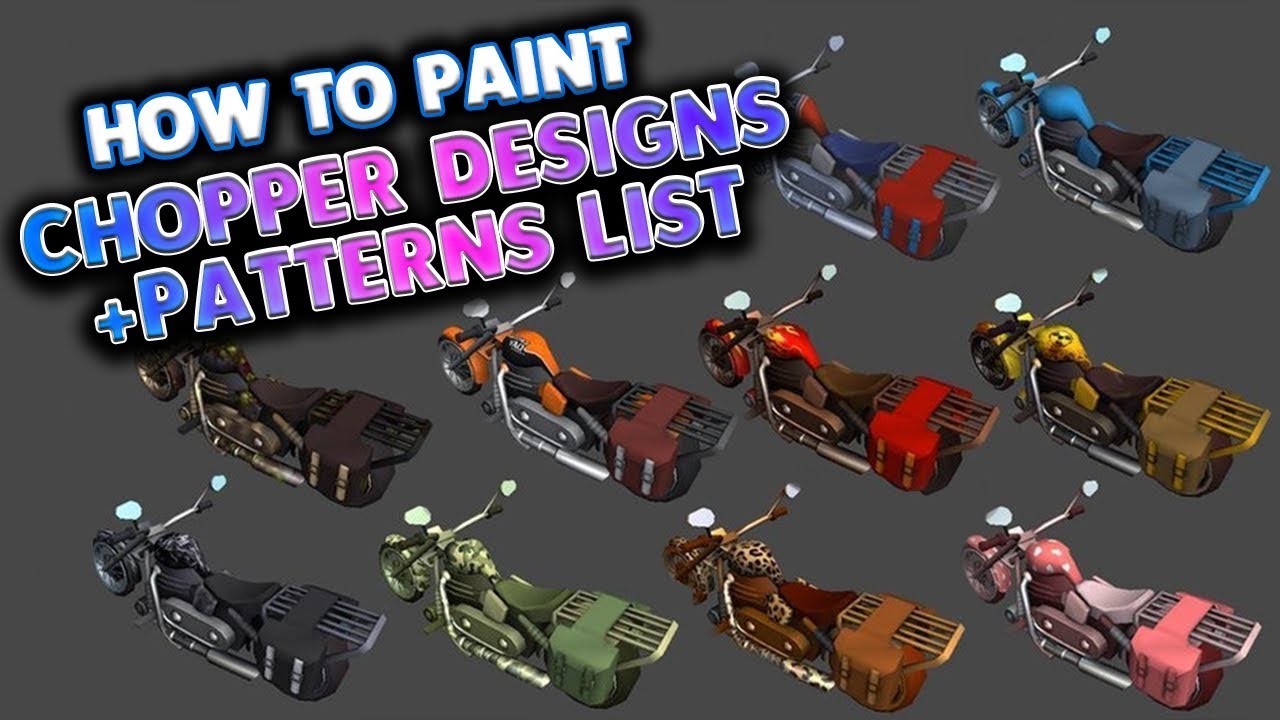 🚁How to PAINT CHOPPER With Designs Last day on Earth Survival YouTube