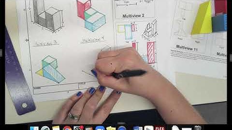 PLTW IED Activity 1.2.3 Multiview 4 Walkthrough