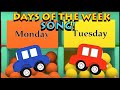 WEEKDAYZ! - Learn Days of the Week - Songs for kids with Cartoon Cars Cartoons for Kids