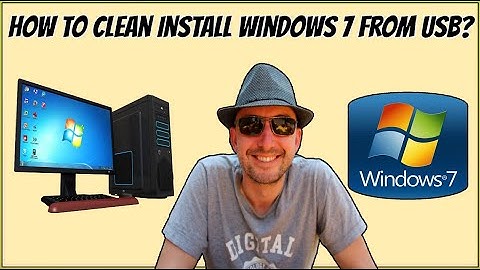How To Clean Install Windows 7 From USB Without Disk? Format Windows 7 With USB