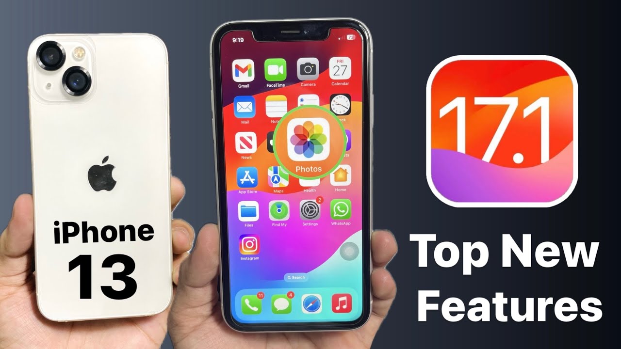iOS 17.1 On iPhone 13 - IOS 17.1 Top New Features on iPhone 13 - YouTube