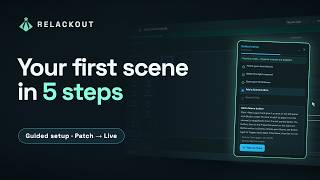Your First Scene in 5 Steps with Relackout | Guided Setup from Patch to Live
