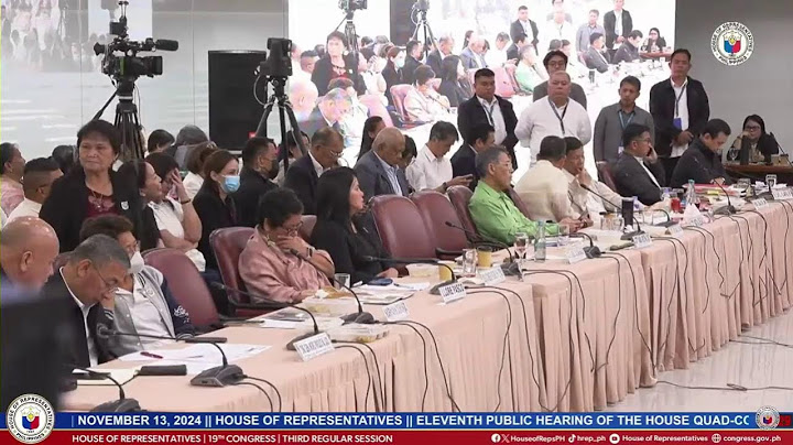LIVE | Ex-pres. Duterte attends House quad comm drug war hearing