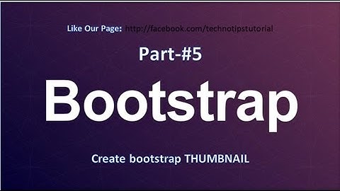 Bootstrap Tutorial - #5 Create thumbnail like flipkart product list