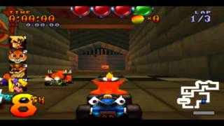 Let's Play Crash Team Racing - Part 7 - Tracks of Terror!