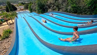 🌊 Blue Wave Water Slide 🐳 At Aquaréna Mogyoród 🇭🇺