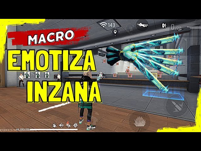 COMO HACER EMOTES INZANOS RAPIDO EN FREE FIRE 🔥 MACRO PARA HACER EMOTES TIPO PC 💻📱 EMOTIZA INZANA class=