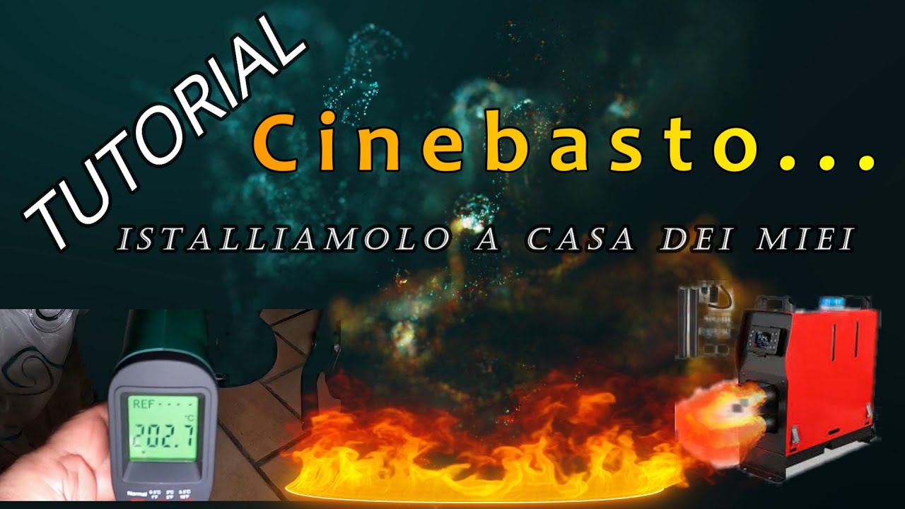 Installiamo il cinebasto a casa dei miei........#cinebasto #pellet #riscaldatore #tutorial #freedom