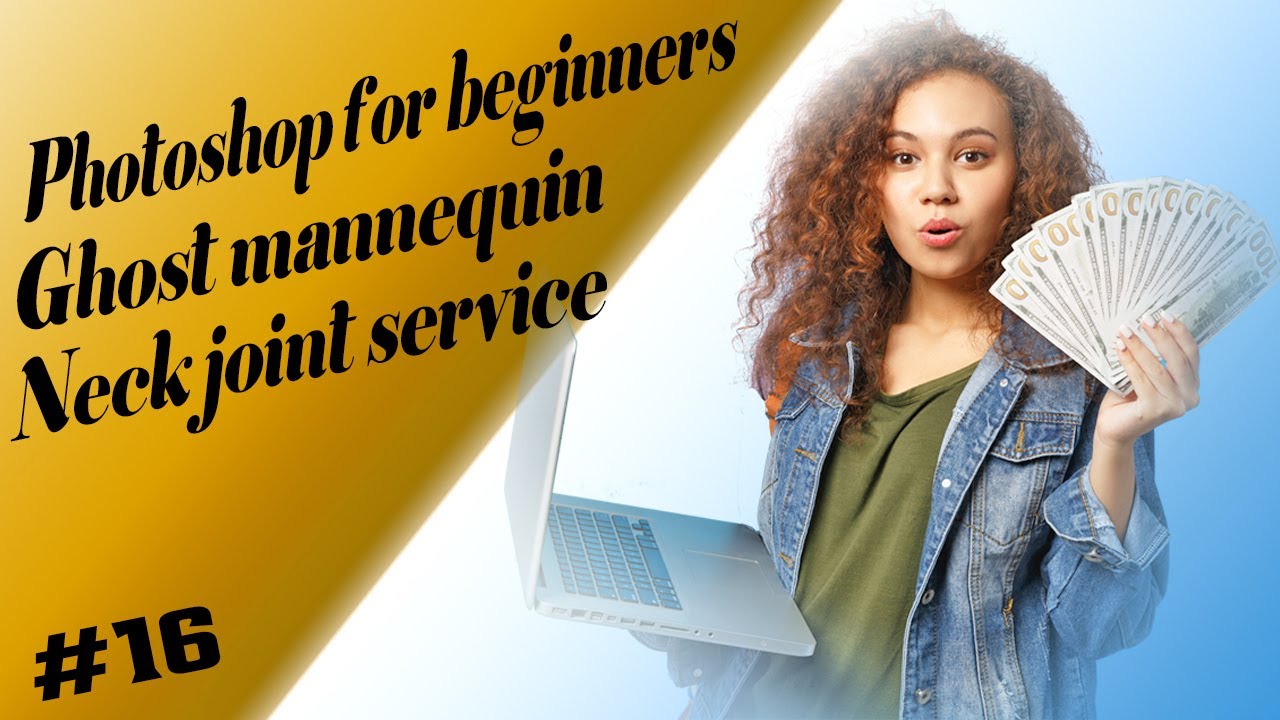 Neck joint service || Ghost mannequin || Ghost mannequin effect || photoshop for beginners part 16