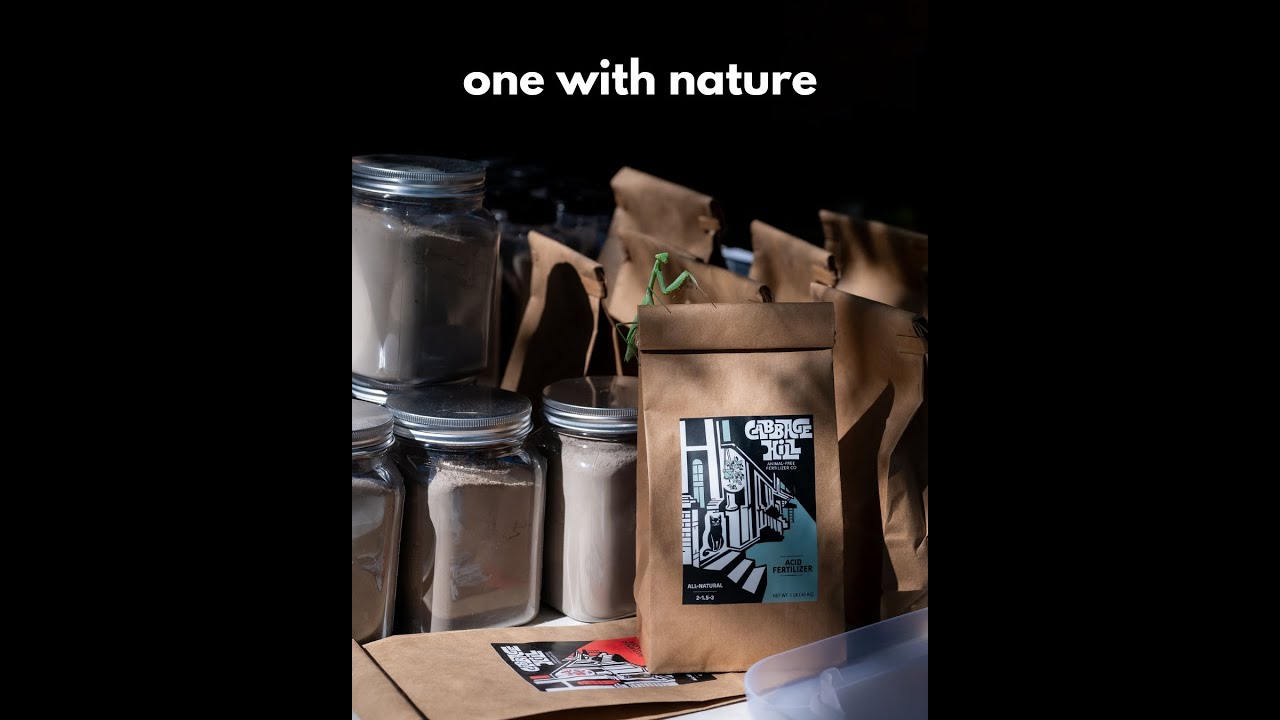 How I came to launch my vegan fertilizer company.