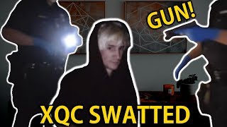 xQc SWATTED AGAIN LIVE | WITH TWITCH CHAT