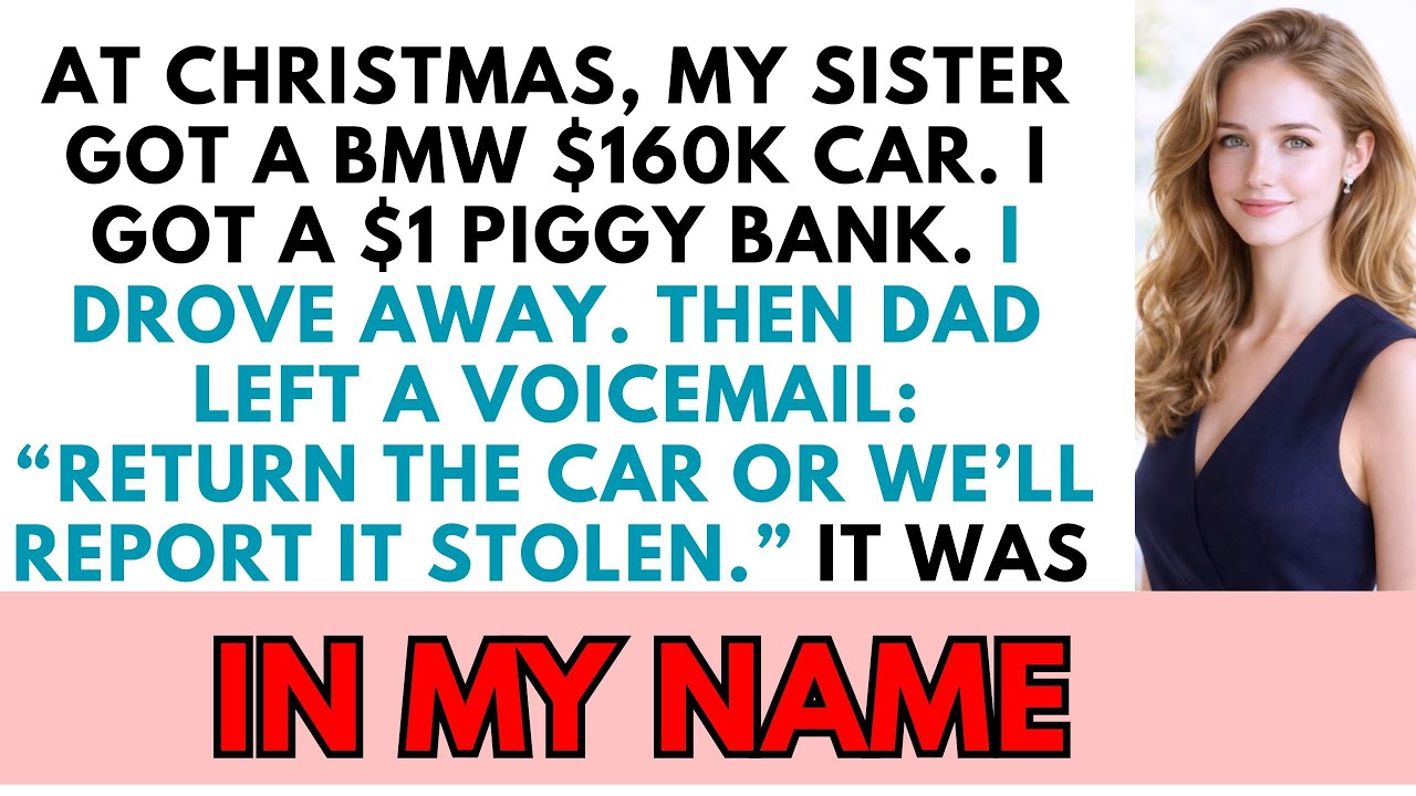 My Parents Gave My Sister a BMW with a Red Bow. I Got $1. So I Left and Blocked Them at 2AM
