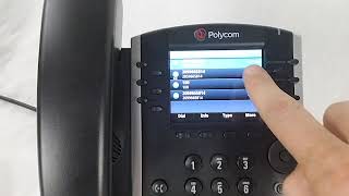 Polycom How to Clear Missed Calls screenshot 5