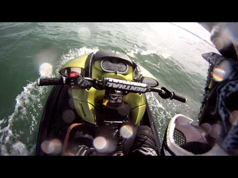 How NOT to start (and end) a day of wave jumping... almost sinking of a Seadoo RXP