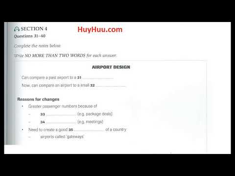 Complete IELTS Band 4 5 Practice SECTION 4