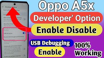 Oppo A5x Developer option enable // how to enable developer option oppo a5x