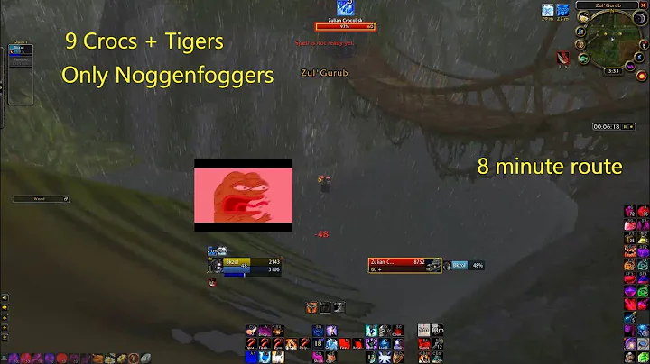 WoW Classic - ZG mage ONE pull - NO LIP