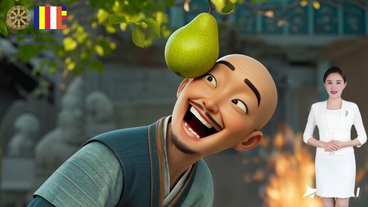 Buddhist Story: Hitting the Head with Pears.
