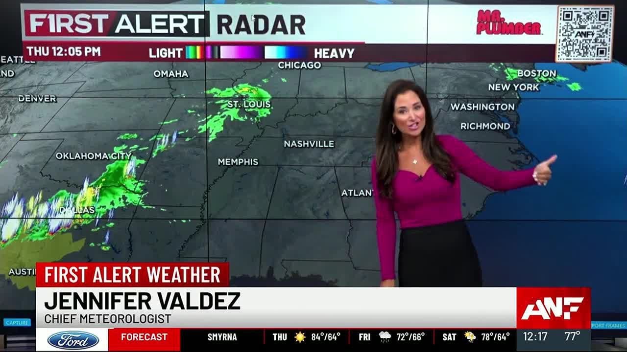 FIRST ALERT FORECAST: Gorgeous today; storms Friday & Saturday - YouTube