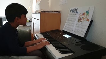 10 Big Black Cat( Bastien Piano Basics Performance Primer Level) by Vishwa