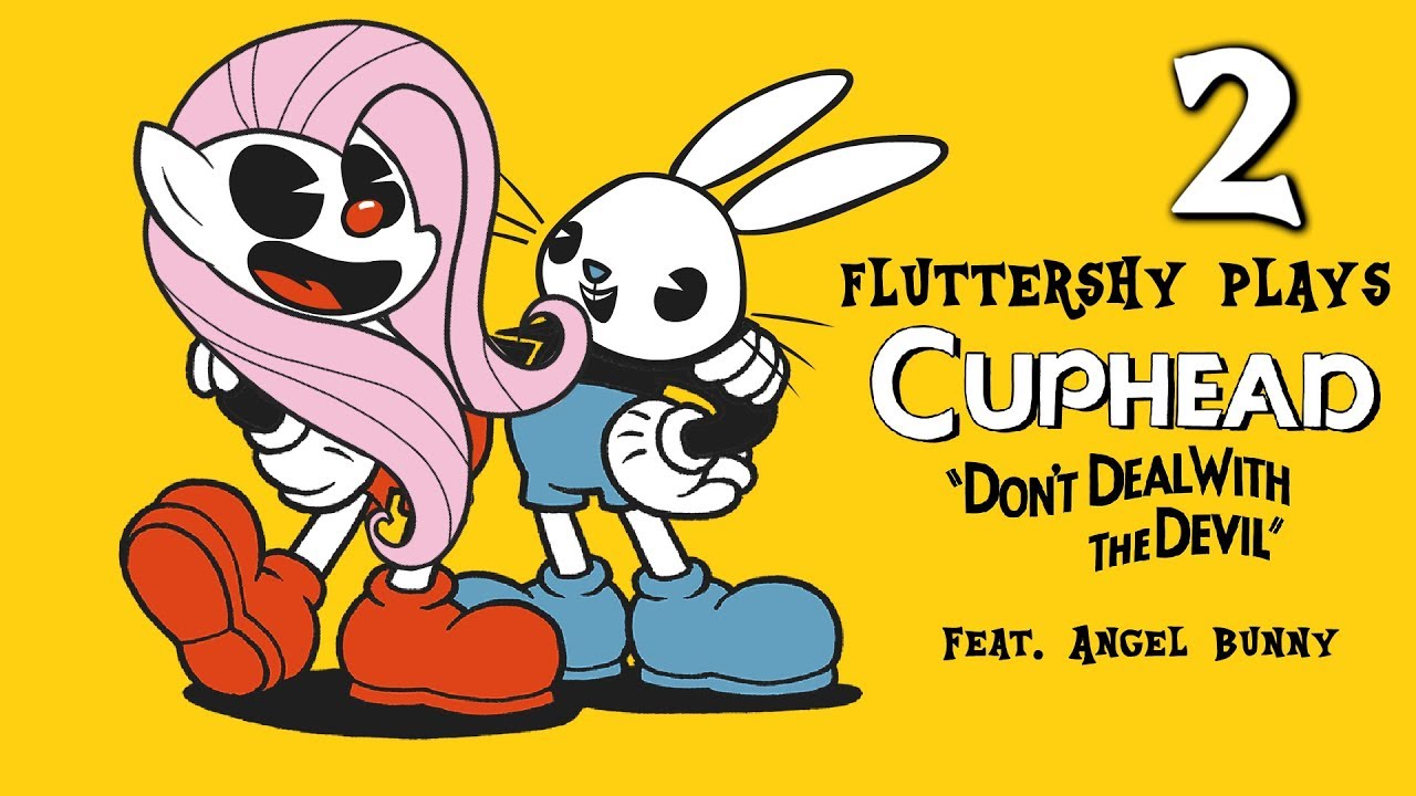 Fluttershee plays Cuphead [ALL BOSSES!] 🍉 | w' Angel Bunny!