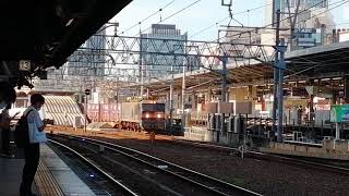 EF510 502号機牽引名古屋タ発稲沢行1252レ名古屋通過