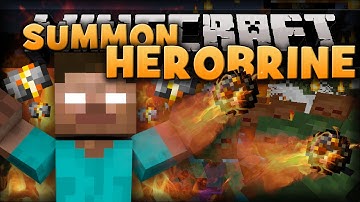 Minecraft: SUMMON HEROBRINE Boss Battle! (NO MODS - Vanilla!) | Command Block Creation
