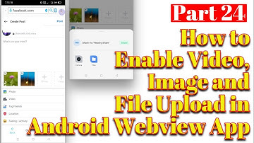 Enable Upload in Webview App || internet browser Part 24 || Android Studio