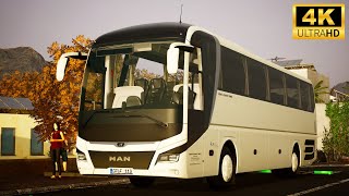 [4K] Nearly Peed Myself! [Uphill Twisty Bus Drive] MAN Lion's Coach | Tourist Bus Simulator screenshot 5