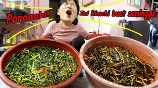 Cara membuat Kimchi daun bawang 10 porsi dalam 10 menit!