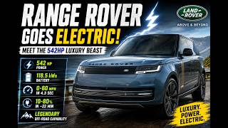 Range Rover Goes ELECTRIC! Meet the 542HP Luxury Beast The First Ever Electric Range Rover Is Here 542hp Luxury Beast