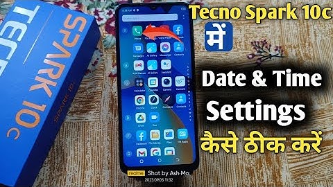 Tecno Spark 10c Time And Date Setting | How To Set Time And Date In Tecno Spark 10c