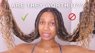 THE HONEST TRUTH | are boho/goddess braids worth it?? does it tangle??