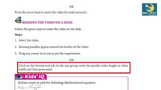 Mec-Doit Computer Class 6 Chapter - 2 Advanced Features of Power Point 2016
